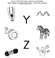 Preschool Alphabet YZ